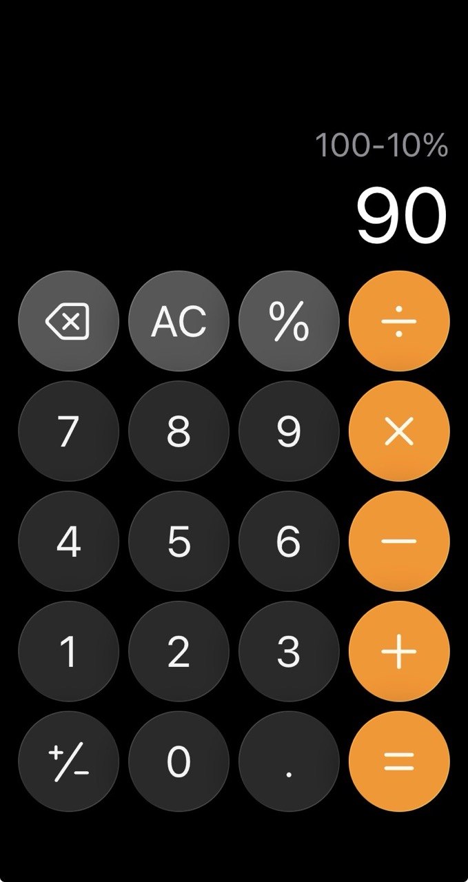 Use the % Key to Calculate Discounts Instantly